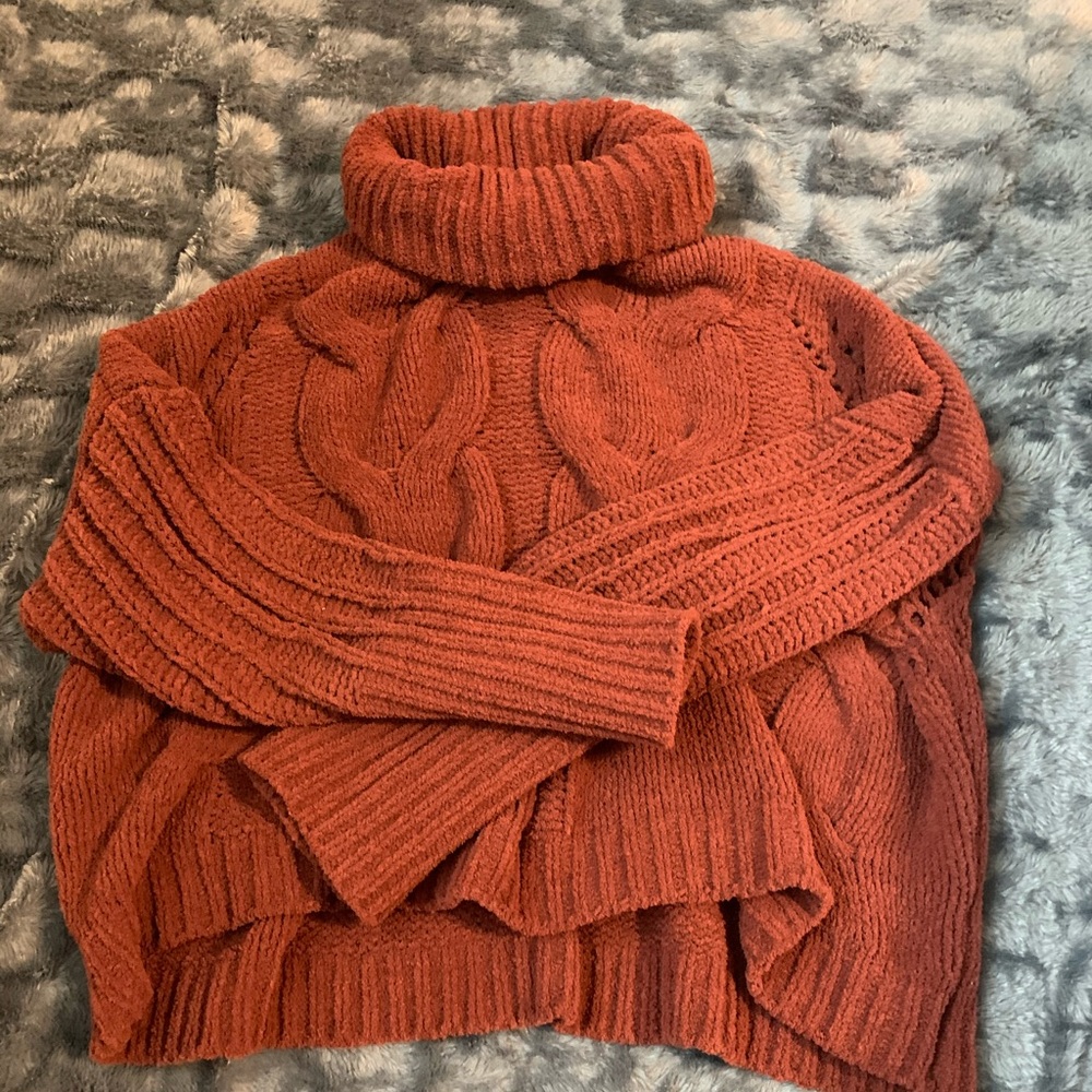Burgundy sweater